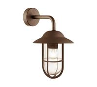 Searchlight 3291RUS Toronto Wall Light, IP44, rust brown