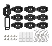 Outdoor Light Clips - Weatherproof Cable Hangers, String Light Hooks, 10Pcs