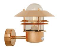 Outdoor Light Copper Blokhus Wall IP54 Up PIR Motion Sensor Nordlux 25031030