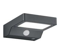 Luminosa Lighting Luminosa Fomosa Modern Outdoor Down Wall Lamp Anthracite 3000K Ip44 With Pir - Uk Stock