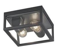 Outdoor Light Grey Garonne 2 IP44 Anthracite Trio 601860242