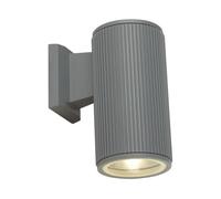 Outdoor 1 Light Home Garden Wall Porch Lighting Grey With Clear Glass Diffuser [EEK: A]
