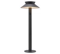 Outdoor Light Grey Justina LED Solar Bollard IP44 PIR 600mm Anthracite Nordlux