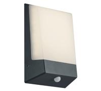 Outdoor Light Grey Kasai LED House Sign IP54 Photocell Anthracite 3000K Trio
