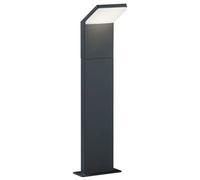 Outdoor Light Grey Pearl Bollard IP54 Anthracite 500mm Trio 521160142