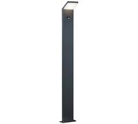 Outdoor Light Grey Pearl Bollard IP54 Anthracite PIR Motion Sensor 1m Trio