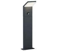 Outdoor Light Grey Pearl Bollard IP54 Anthracite PIR Motion Sensor 500mm Trio