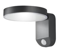 Outdoor Light Grey Posadas LED Solar Wall Anthracite PIR Motion Sensor Trio