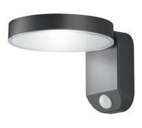 Outdoor Light Grey Posadas LED Solar Wall Anthracite PIR Motion Sensor Trio