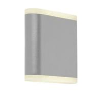 Searchlight 3486GY Stratford II LED Wall Light, grey, IP44