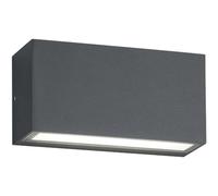 Outdoor Light Grey Trent LED Wall IP65 Anthracite Up & Down Trio 226960242