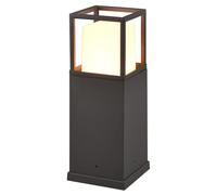 Outdoor Light Grey Witham Bollard IP54 Anthracite CCT 400mm Trio 577860142