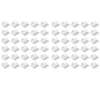 Outdoor Light Hooks Self Adhesive Cable Clips Cable Tidy Organiser Sticky Holder for Hanging Christmas Lights Command Hook Style Adhesive Clips for Indoor Outdoor Wire Management (60 Pairs Clear)