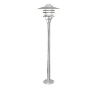 Outdoor Light Silver Agger Bollard IP54 Galvanized Steel 830mm Nordlux 74528031