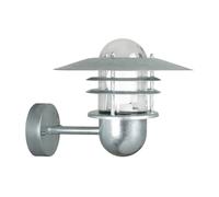 Outdoor Light Silver Agger Wall IP54 Galvanized Steel Nordlux 74481031