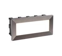 Outdoor Light Silver Ankle LED Stainless Steel IP65 Rectangle Searchlight 0762