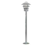 Outdoor Light Silver Blokhus Bollard IP54 Galvanised Steel 920mm Nordlux