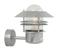 Nordlux Blokhus Up Sensor Wall light Galvanized, Silver