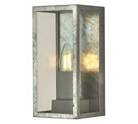 Outdoor Light Silver Box II Wall IP44 Galvanised Searchlight 90151SI