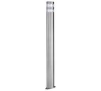 Outdoor Light Silver India LED Bollard Satin Oval 900mm Searchlight 5304-900