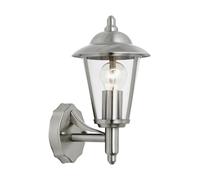 Outdoor Light Silver Klien Wall IP44 Stainless Steel Up Endon YG-862-SS