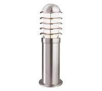 Outdoor Light Silver Louvre Post IP44 Satin 450mm Domed Cap Searchlight 052-450