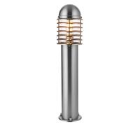 Endon YG-6002-SS Louvre 1lt Floor Polished stainless steel & clear pc 60W E27 GLS (Required)