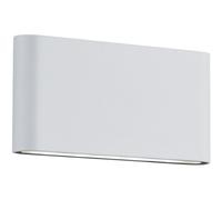 Trio 227660231 Thames II LED Wall Light, IP54, matt white, up & down
