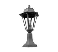 Outdoor Lights 'Edana' in Black Made of Aluminium (1 Light Source, E27) from Lindby | Pillar Lights, Garden Light, Path Light, Bollard Light, Path lamp, Pillar Light