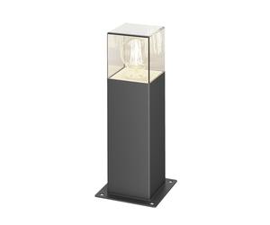 Outdoor Lights 'Keke' dimmable (Modern) in Black Made of Aluminium (1 Light Source, E27) from Lucande | Pillar Lights, Garden Light, Path Light, Bollard Light, Path lamp, Pillar Light