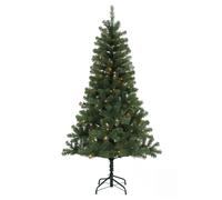 Outdoor Living Green Pre-Lit Artificial Christmas Tree - 6FT with 150 LED lights Outdoor Living Green 6ft