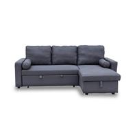 Outdoor Living (NW) Ltd Manhattan Grey 3 Seat Corner Sofa Bed Set - Left Or Right