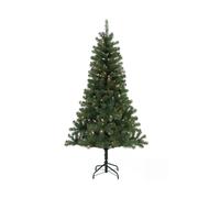 Outdoor Living Pre-Lit Green Artificial Christmas Tree - 7FT with 210 LED lights Outdoor Living Green 7ft