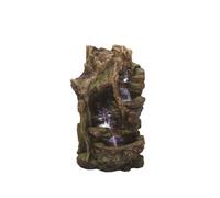 Outdoor Living UK Aqua Creations Boston Driftwood Falls Mains Plugin Powered Water Feature With Protective Cover