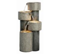 Outdoor Living UK Aqua Creations Clarkston Circular Bowls Mains Plugin Powered Water Feature With Protective Cover