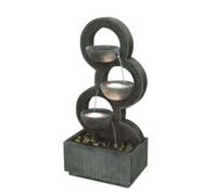 Outdoor Living UK Aqua Creations Stacked Circular Bowls Mains Plugin Powered Water Feature