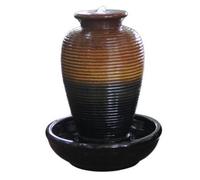 Outdoor Living UK Bermuda Mykonos Mains Plugin Powered Water Feature With Protective Cover