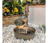 Outdoor Living UK Bermuda New Orleans Mains Plugin Powered Water Feature With Protective Cover