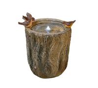 Outdoor Living UK Bird On Log Solar Powered Water Feature
