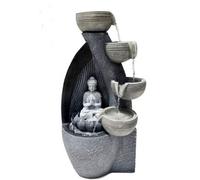 Outdoor Living UK Buddha Pouring Pots Water Feature With Cover
