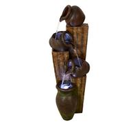 Outdoor Living UK Clayton Pouring Bowls Traditional Water Feature With Cover