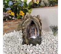 Outdoor Living UK Compact Kielder Solar Powered Water Feature With Cover