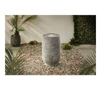 Outdoor Living UK Enya Antique White Solar Powered Water Feature With Cover