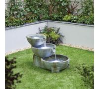 Outdoor Living UK Kelkay Oasis With Lights Solar Water Feature With Protective Cover