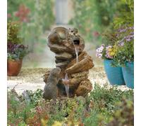 Outdoor Living UK Kelkay Otter Pools With Lights Mains Plugin Powered Water Feature