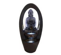 Outdoor Living UK Lisburn Sitting Buddha Mains Power Water Feature With Cover