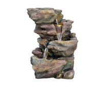 Outdoor Living UK Solar Dacite Rock Effect Water Feature Without Cover