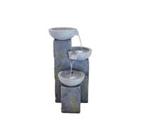 Outdoor Living UK Solar Simple Breeze Birdbath Contemporary Water Feature With Cover