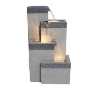 Outdoor Living UK Solar Sunlit Brook Contemporary Water Feature Without Cover