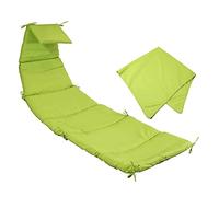 Outdoor Lounge Chair Replacement Cushion and Umbrella Set - Enhance Comfort and Style for Hammock and Patio Seating